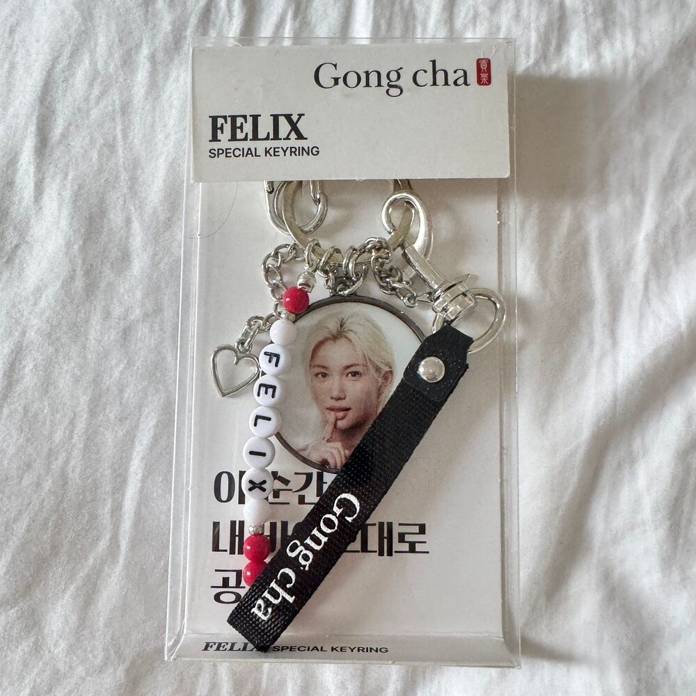 Felix Gongcha Keychain White